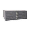 Manufacturer Varies Cabinet,Flat File,5 Drawer,Gray 2CLA9