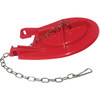 Lasco Kohler Cimarron 3-1/4 In. Red Rubber Toilet Flapper with Chain 04-1545