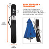 Ergodyne Blue Lightweight Work Umbrella 6100