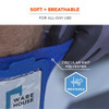 Ergodyne Blue Wrist ID Badge Holder 3388