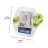Ergodyne 3386 Hi-Vis Lime Arm Band ID Badge Holder, 10PK 3386HVPK10