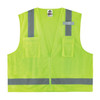 Ergodyne 3XL Lime Economy Surveyors Vest Class 2 - Single Size 8249Z-S