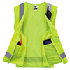 Ergodyne 3XL Lime Economy Surveyors Vest Class 2 - Single Size 8249Z-S