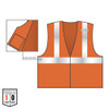 Ergodyne 2XL Orange Economy Breakaway Mesh Vest Class 2 - Single Vest 8215BA-S