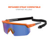 Ergodyne Safety Glasses,Bl Mrr Lens,Or Fr,Aegir AEGIR-MI Ergodyne Safety Glasses,Bl Mrr Lens,Or Fr,Aegir AEGIR-MI