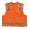 Ergodyne 4XL Orange Economy Surveyors Vest Class 2 - Single Size 8249Z-S