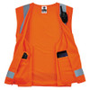 Ergodyne 2XL Orange Economy Surveyors Vest Class 2 - Single Size 8249Z-S