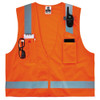 Ergodyne 5XL Orange Economy Surveyors Vest Class 2 - Single Size 8249Z-S