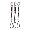Ergodyne Tool Tail Lanyard, Elastic Cinch Loop, 10lbs, Black, 3PK 3714