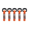Ergodyne Web Tool Tether, Non-Conductive D-Ring, Orange, 6PK 3707