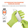Ergodyne L Lime Cut Resistant Food Grade Gloves - Case of 144 PK 7040-CASE