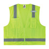 Ergodyne M Lime Economy Surveyors Vest Class 2 - Single Size 8249Z-S