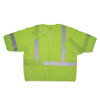 Ergodyne Breakaway Safety Vest, Polyester, Lime, Size 2XL-3XL 8315BA