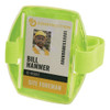 Ergodyne 3386 Lime Arm Band ID Badge Holder, 10PK 3386PK10