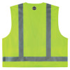 Ergodyne S Lime Economy Surveyors Vest Class 2 - Single Size 8249Z-S