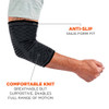 Ergodyne Elbow Compression Sleeve, Black, L 651