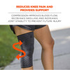 Ergodyne Knee Compression Sleeve, Black, M 601