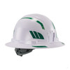 Ergodyne Reflective Hard Hat with Safety Helmet Sticker Kit, Green 8961