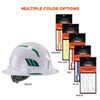 Ergodyne Reflective Hard Hat with Safety Helmet Sticker Kit, Green 8961