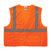 Ergodyne XS Orange Economy Breakaway Mesh Vest Class 2 - Single Vest 8215BA-S
