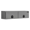 16x13x72 Inch Diamond Tread Aluminum Topsider Truck Box with Flip-Up Doors