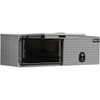 16x13x72 Inch Diamond Tread Aluminum Topsider Truck Box with Flip-Up Doors  1701351