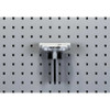 4 In. Double Rod 90 Degree Bend Steel Pegboard Hook for LocBoard, PK5  52419