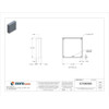 Padlockable Hasp Electrical Enclosures, 24 in H, 6 in D, 24 in W, 3R, Steel  RSC242406GNK