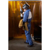 3m Hooded Disposable Coveralls, L, Blue, SMMS 4530-BLK-L