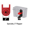 Korky Kohler Rubber Shark-Fin Toilet Flapper For 1-Pc. Toilet 2012BP 450050