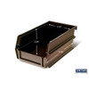 Hanging Bins and Bin Clip Kit, Polypropylene, Brown, (4) Small and (4) Large  028-BR