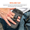 Ergodyne 5544 S Black Phone Style Scanner Holster with Belt Clip 5544S