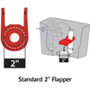 Korky Kohler Rialto Rubber Float Flapper for 1-Pc. Toilet 2010BP 411968