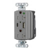 Hubbell USB Receptacles SNAP8300UACGY SNAP8300UACGY