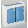 Glove Dispenser, Steel, Holds (2) Boxes ,White ,10"H x 12"W x 3-3-4"D  6GKZ7