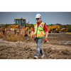 Class 2 Surveyor's High Visibility Yellow Safety Vest - Large-X-Large  48-73-5162