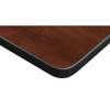 Kee Training Tables, 66 W, 24 L, 29 H, Wood, Metal Top, Cherry  MT6624CHBPBK