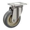 Swivel NSF-Listed Plate Caster,350 lb.,55 Shore D