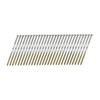 Collated Framing Nail, 3 in L, 11 ga, Bright, Flat Head, 15 Degrees, 4000 PK
