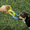 Nerf Dog 10.5 In. TPR 3-Ring Tug Dog Toy 3845 753806