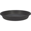 HC Companies 10 In. Black Classic Saucer PCS10005G18