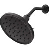Moen Verso Rainshower Matte Black 9 In. Dia. Spray Head Rainshower 220R2EPBL 487962