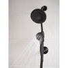 Moen 6-Function Matte Black 6-1-2 In. Dia. Spray Head Hand Shower 28501EPBL 483307