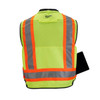 Milwaukee Tool Safety Vest,Polyester,Yellow,S-M 48-73-5161 Milwaukee Tool Safety Vest,Polyester,Yellow,S-M 48-73-5161