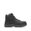 Wolverine Men's 6-Inch Work Boot, 9 M, Steel Toe, Black, W211042 W211042
