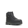 Wolverine Men's 6-Inch Work Boot, 9 M, Steel Toe, Black, W211042 W211042