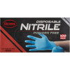 Boss XL Blue Nitrile 4 Mil Disposable Gloves (100-Pack) B21041-XL 706495