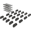 Fortress Building Products EZ Mount Plastic Stair Baluster Connectors (20-Piece) 640056 197904