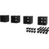 Fortress Building Products 4pc Fe26 Blk Unv Brkt 53504008 182868