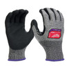Cut Protection Dipped Gloves, Cut Level A7 ,Dipped ,Nitrile ,Rough ,Small 1 PR